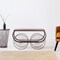 Vintiquewise Industrial Wagon Style Console Table Rustic Wood Top Large Spoke Metal Wheels & Lower Storage Shelf Vintage Accent Display Table for Hallway Entryway Dining Room Living Room or Home Bar